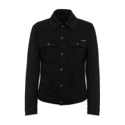 Klassieke Denim Jack Dolce & Gabbana , Black , Heren