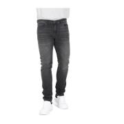 Antraciet SlimFit Heren Jeans Hugo Boss , Black , Dames