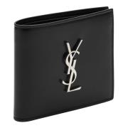 Creditcardhouders & Portemonnees Saint Laurent , Black , Heren