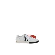 Pijl Logo Katoenen Sneakers met Rits Off White , Black , Heren