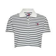 Korte Mouw Polo Shirt Tommy Hilfiger , Multicolor , Dames