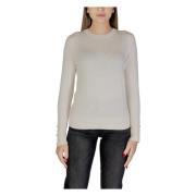 Gezellige Woltrui Pullover Sweater Jacqueline de Yong , White , Dames