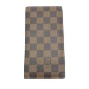 Pre-owned Canvas wallets Louis Vuitton Vintage , Brown , Dames