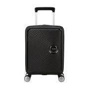 Soundbox Mini Trolley Cabin ABS American Tourister , Black , Unisex