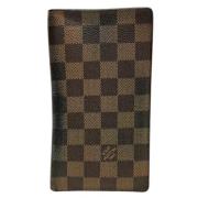 Pre-owned Canvas wallets Louis Vuitton Vintage , Brown , Dames