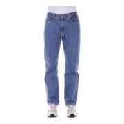 Logo Rits Jeans Guess , Blue , Heren