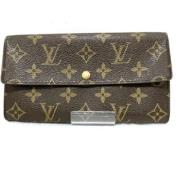 Pre-owned Canvas wallets Louis Vuitton Vintage , Brown , Dames