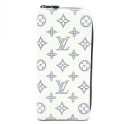 Pre-owned Leather wallets Louis Vuitton Vintage , White , Dames