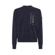 Heren Sweatshirt, Klassieke Stijl Peuterey , Blue , Heren