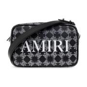 Schoudertas met logo Amiri , Black , Heren