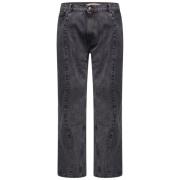 Zwarte Wire Jeans met Verticale Naad Y/Project , Black , Dames