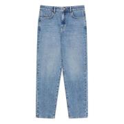 Blauwe Denim Sigaret Jeans Patrizia Pepe , Blue , Dames