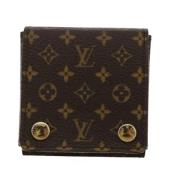 Pre-owned Canvas wallets Louis Vuitton Vintage , Brown , Dames