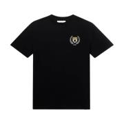 Jet Black T-shirt met Gotl Box Balr. , Black , Heren