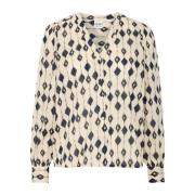 Elegante Eclipse Ikat Blouse Ichi , Multicolor , Dames