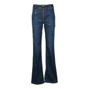 Stijlvolle Jeans in Katoenmix Elisabetta Franchi , Blue , Dames