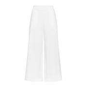 Geverfde Katoenen Broek Maliparmi , White , Dames