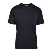 Grijze Katoenen T-shirt Daniele Alessandrini , Black , Heren