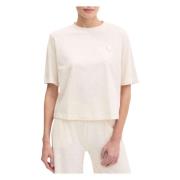 Witte Box T-shirt voor vrouwen Guess , White , Dames