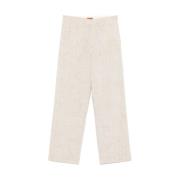 Beige Broek met knopen Barena Venezia , Beige , Heren