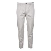 Katoen Elastaan Broek Department Five , Beige , Heren