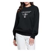 Roberta Sweatshirt met decoratieve logoprint Guess , Black , Dames