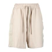 Fleece Bermuda Shorts Hinnominate , Beige , Dames