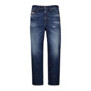 2016 D-Air Straight Jeans Herfst-Winter Diesel , Blue , Dames