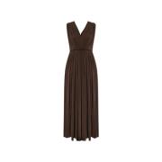 Jurk Walter Max Mara , Brown , Dames