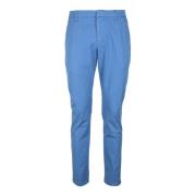 Gaubert Broek van Katoenmix met Rits Dondup , Blue , Heren