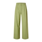 Wijde broek Selected Femme , Green , Dames