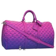 Pre-owned Canvas travel-bags Louis Vuitton Vintage , Pink , Dames