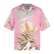 Shirt S-Ulf Diesel , Pink , Heren