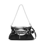 Zwarte Crossbody Tas met Afneembare Bandjes Dsquared2 , Black , Dames