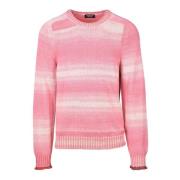 Katoen Gerecycled Trui Dondup , Pink , Heren