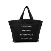 Zwarte Geborduurde Heuptas Rick Owens , Black , Heren