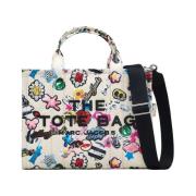 Witte Toprits Handtas Marc Jacobs , Multicolor , Dames