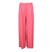 Viscose Casual Broek Armani Exchange , Pink , Dames