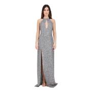 Maxi Dresses Elisabetta Franchi , Gray , Dames