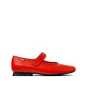 Rode Leren Gesp Schoenen Camper , Red , Dames