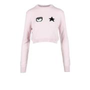 Korte Gebreide Trui Chiara Ferragni Collection , Pink , Dames