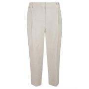 Beige Broek Pantalone Brunello Cucinelli , Beige , Dames