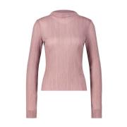 Glanzend Plooi Shirt Dazriel Hugo Boss , Pink , Dames