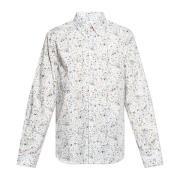 Katoenen shirt met print PS By Paul Smith , White , Heren