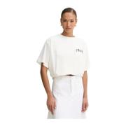 Stijlvolle T-shirts en Polos Pinko , White , Dames