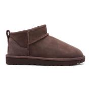 Klassieke Ultra Mini Schapenwollen Laarzen UGG , Brown , Dames