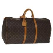 Pre-owned Canvas travel-bags Louis Vuitton Vintage , Brown , Dames