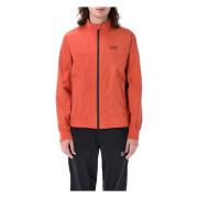 Core Identity Nylon Zip-Up Sweatshirt Emporio Armani EA7 , Red , Heren