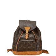 Pre-owned Canvas backpacks Louis Vuitton Vintage , Brown , Dames