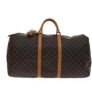 Pre-owned Canvas louis-vuitton-bags Louis Vuitton Vintage , Brown , Da...